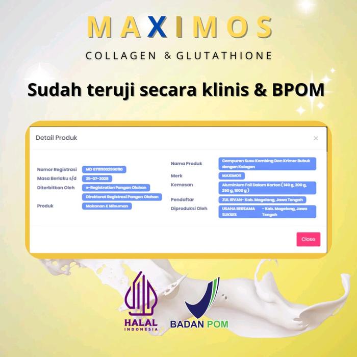 

SUSU ETAWA COLLAGEN MAXIMOS TERBARU