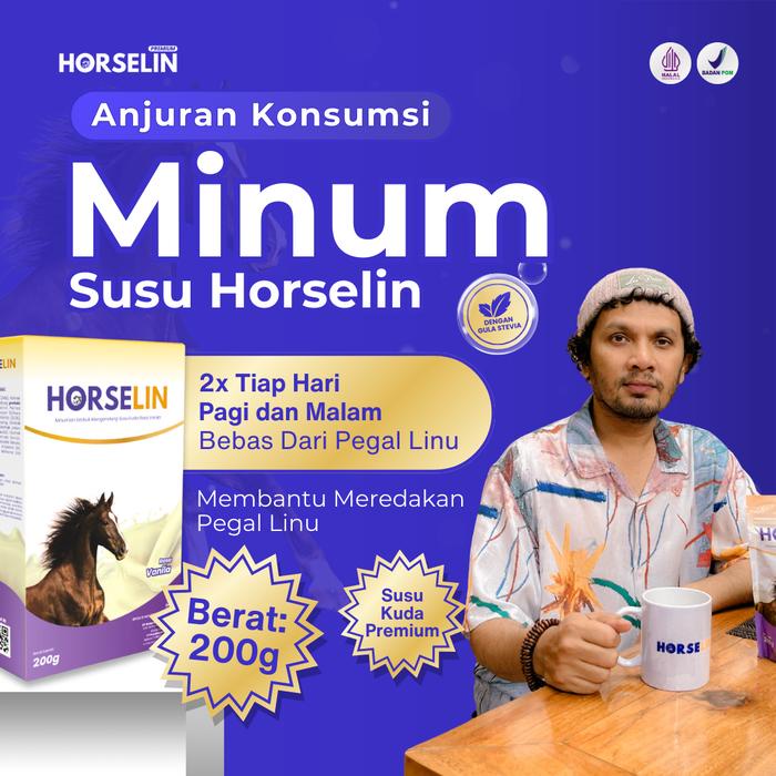 

SUSU KUDA KHUSUS TULANG DAN SENDI UNTUK PEGAL LINU DAN NYERI SENDI HORSELIN DAIRYMILK(200GR)