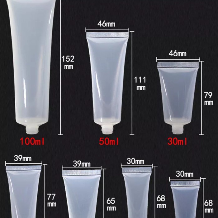 (Expert) Tube Kosong Plastik Frosted Doff 5ml 10ml 15ml 20ml 30ml 50ml 100ml