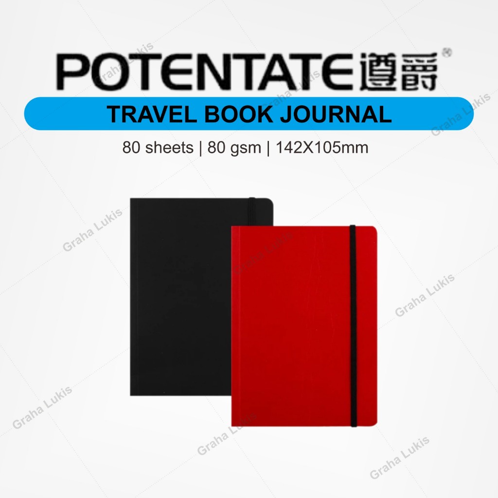 

IK! POTENTATE TRAVEL BOOK / TRAVEL JOURNAL (142X105mm)