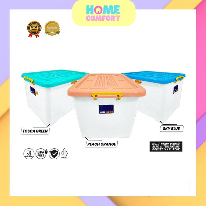 Container Box Plaik Jumbo 36156L / Kotak Penyimpanan Barang / Kotak Penyimpanan Makanan / Container