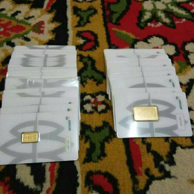 UM1 Emas antam 5 gram / logam mulia bersertifikat / LM antam murah