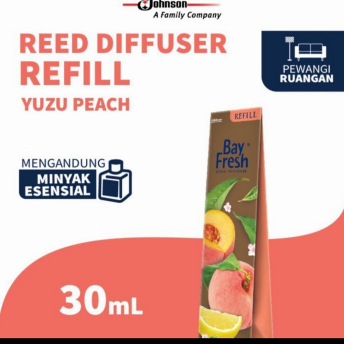 Bayfresh Reed Diffuser Refill Yuzu peach 30 ml