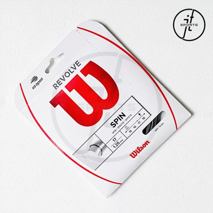 Terlaris Wilson Revolve Spin Senar Raket Tenis SALE