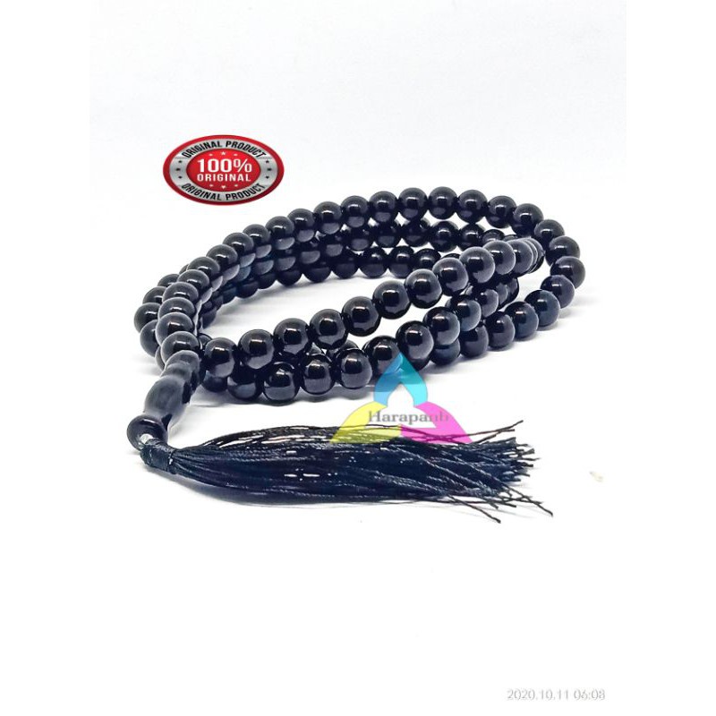 UM1 TASBIH BATU GIOK BLACK JADE ASLI ISI 99