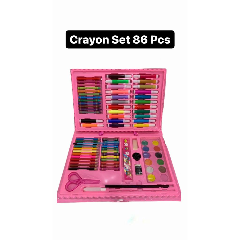 

IK! art set crayon set isi 86 pcs biru/ k satuan( seperti di foto)