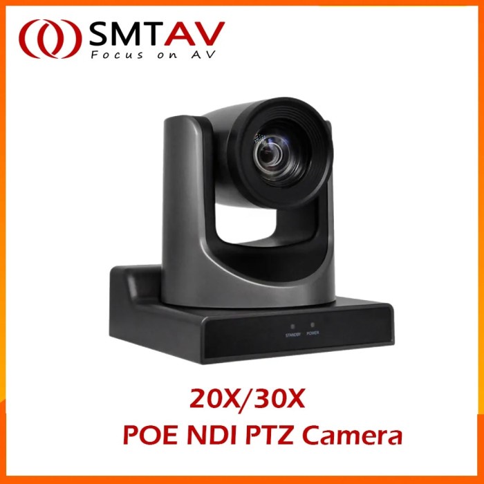 SMTAV POE NDI SDI PTZ Camera 30x + 8x Zoom Live Streaming Camera NDI