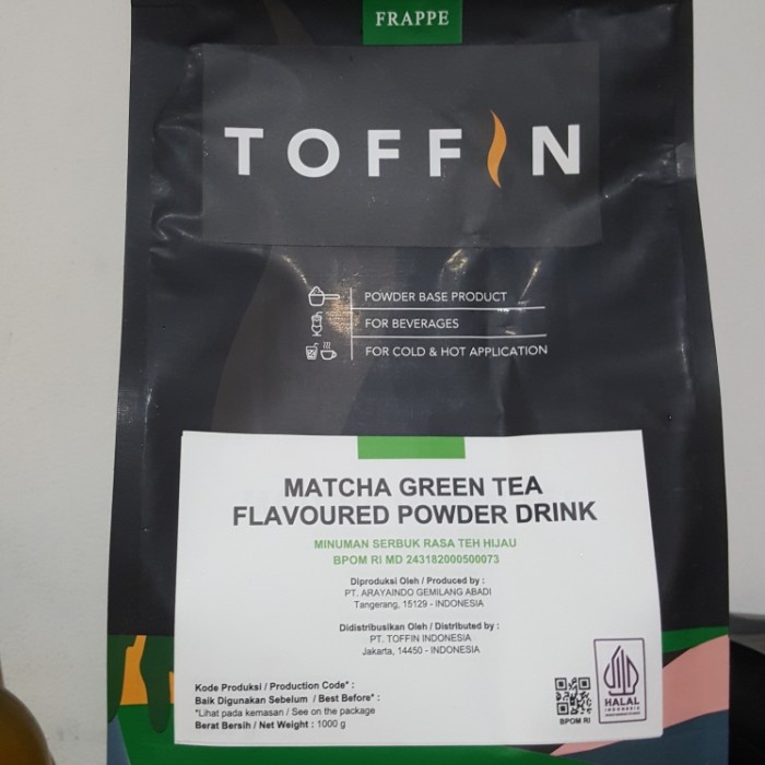 

Powder Matcha Green Tea 1000gr Toffin