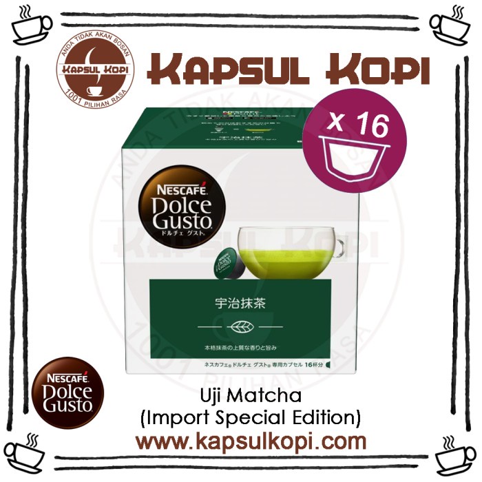 

Uji Matcha Green Tea KapsulKopi Nescafe Dolce Gusto Import Coffee