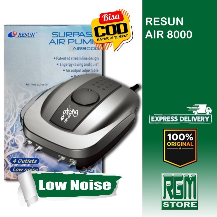RESUN air8000 air 8000 aerator airator mesin gelembung udara aquarium