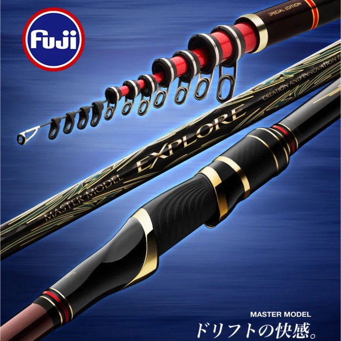 Lily Fuji Ultralight High Carbon Rock Fishing Rod 5.3m Fuji Hand sea