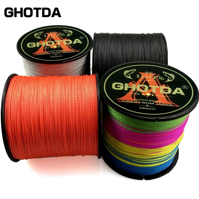 Ghotda 4 Strands 300M Braided Fishing Lines Multifilament PE Fishing