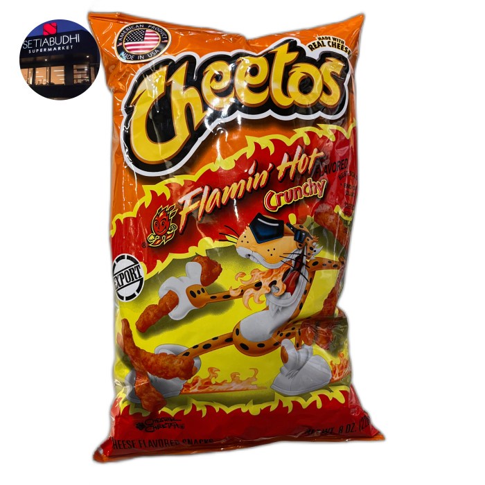 

Sale Terbatas Cheetos Crunchy Flamin Hot 226.8 Gr Aman