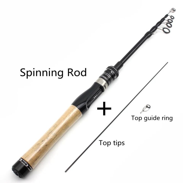 168cm 185cm Ultra light ul power Telescopic Fishing Rod Spinning Rod
