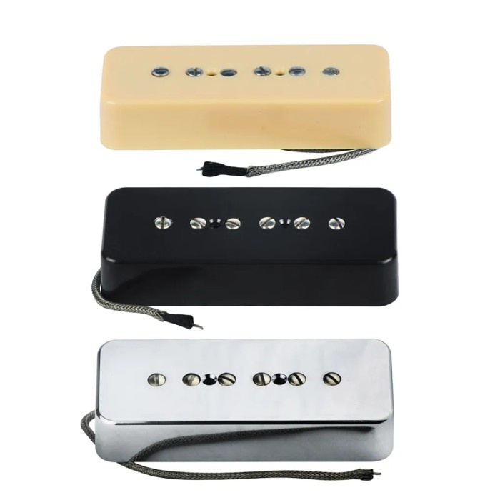 FLEOR 1PC P-90 P90 Pickup Vintage Alnico 5 Soapbar Guitar Pickup Neck