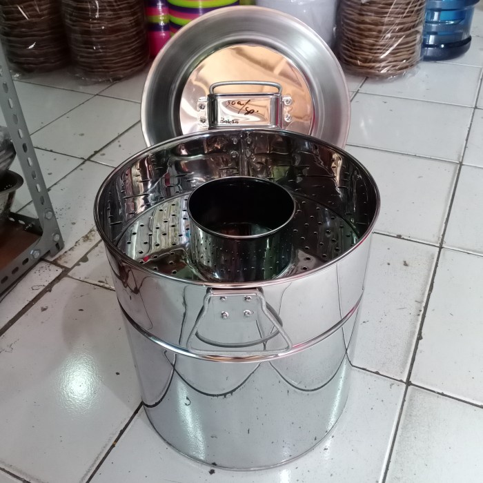 Dandang Bakso Stainless / Langseng bakso Stainless ukuran 35cm