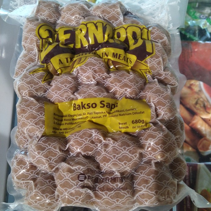 

Bernadi bakso sapi besar 50s frozen fresh food