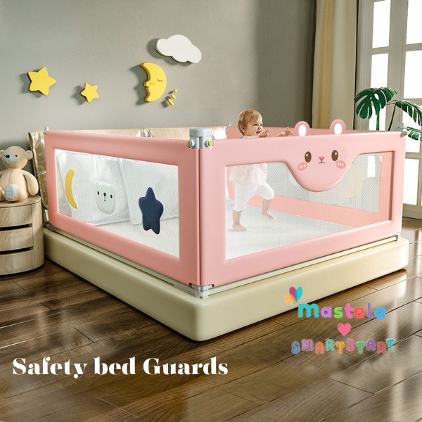 MASTELA Baby Bed Rail Safety Guard Bed Guard Rail Fence Pagar Pembatas
