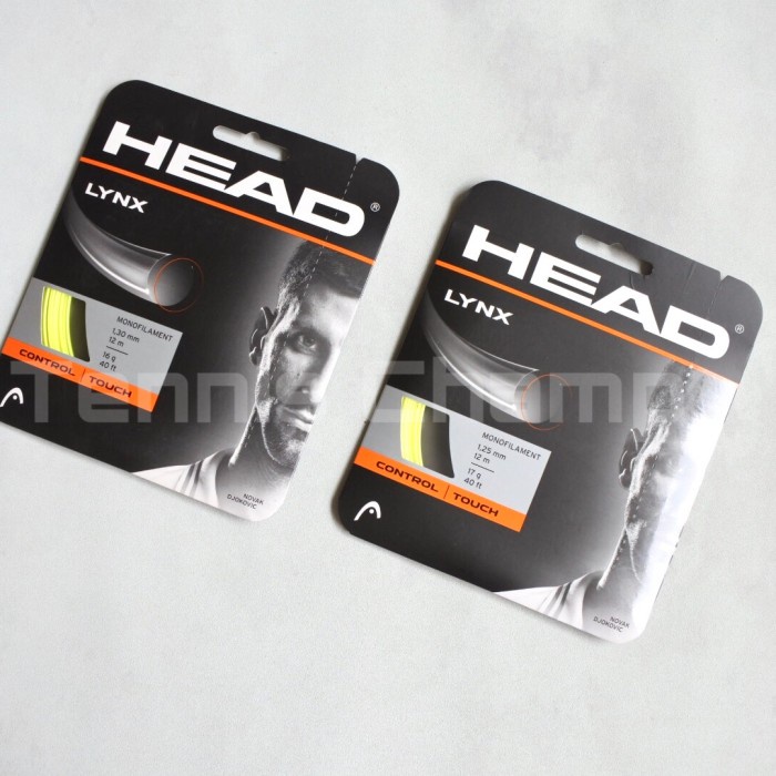 Terlaris Senar Raket Tenis Head Lynx 16 Monofilament/Dampener Control Touch 16g SALE