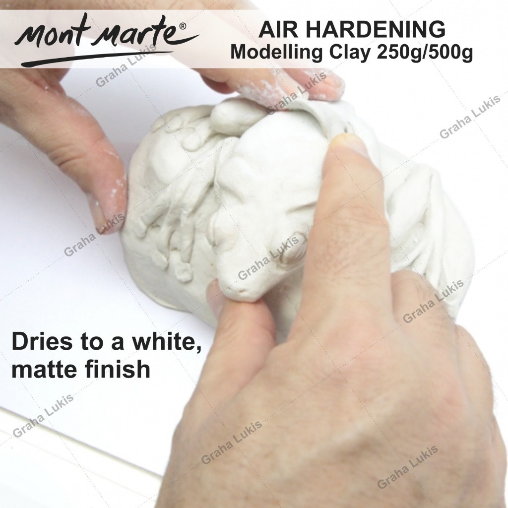 

IK! MONT MARTE Air Hardening Modelling Clay Premium - 500g / 250g