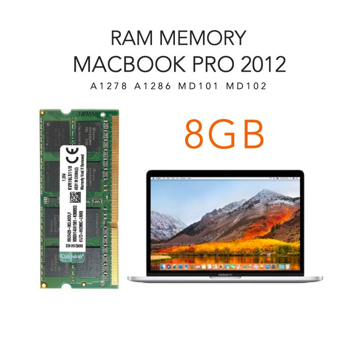 RAM MACBOOK PRO 2012 MD101 MD102 8GB MEMORY MACBOOK PRO 8GB 1600MHZ