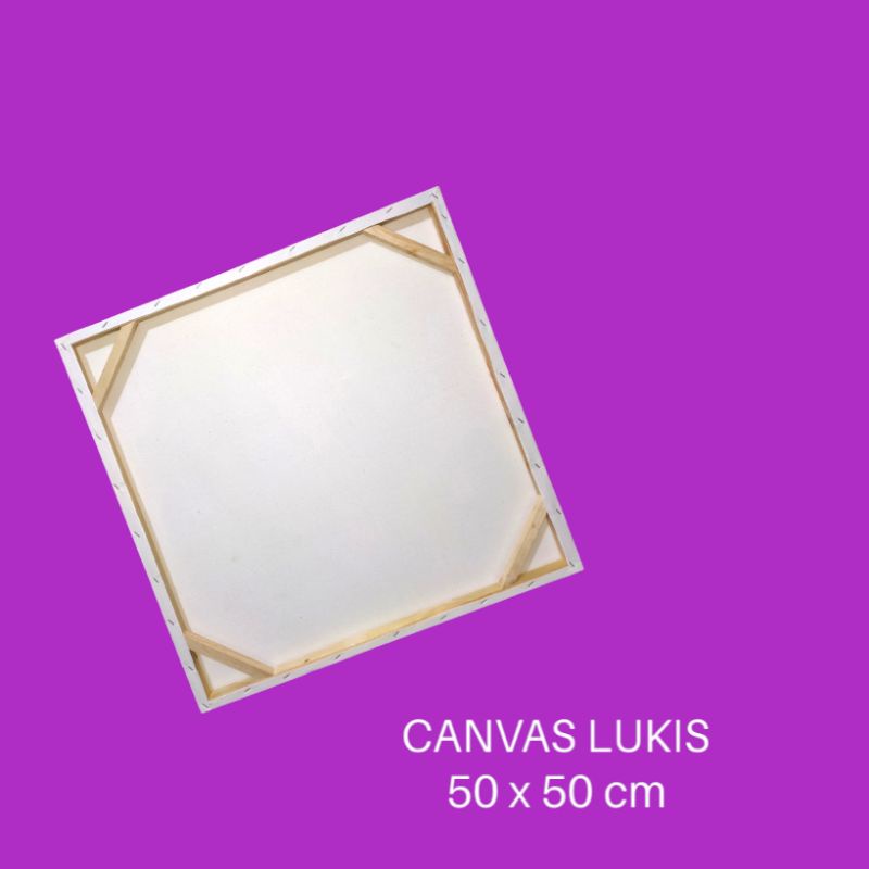 

IK! KANVAS LUKIS 50x50 CM/CANVAS LUKIS HALUS/KANVAS STRETCHED