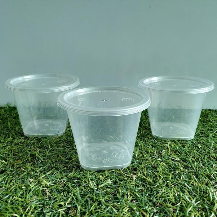 ada- 25pcs Thinwal cup 150 ml / Cup Plastik DM 150 ml / DM Round 150 ml