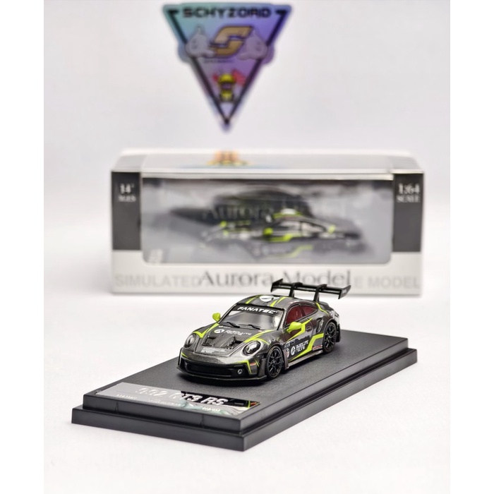 TERBARU TIME MICRO X AURORA MODEL PORSCHE 911 GT3 RS 992 FULL CARBON FANATEC GT WORLD CHALLENGE
