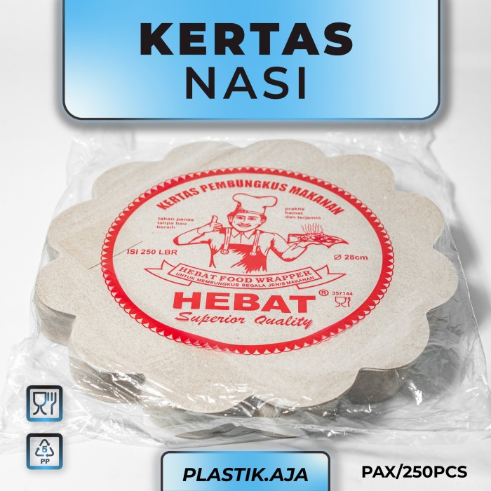 ada- kertas nasi bulat 28 cm