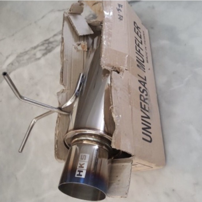 Knalpot Muffler Hks Titanium Bolt On Yaris Lama Baru