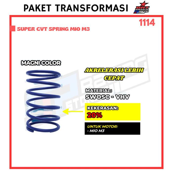 Per CVT / CVT Spring BRT Yamaha Mio M3