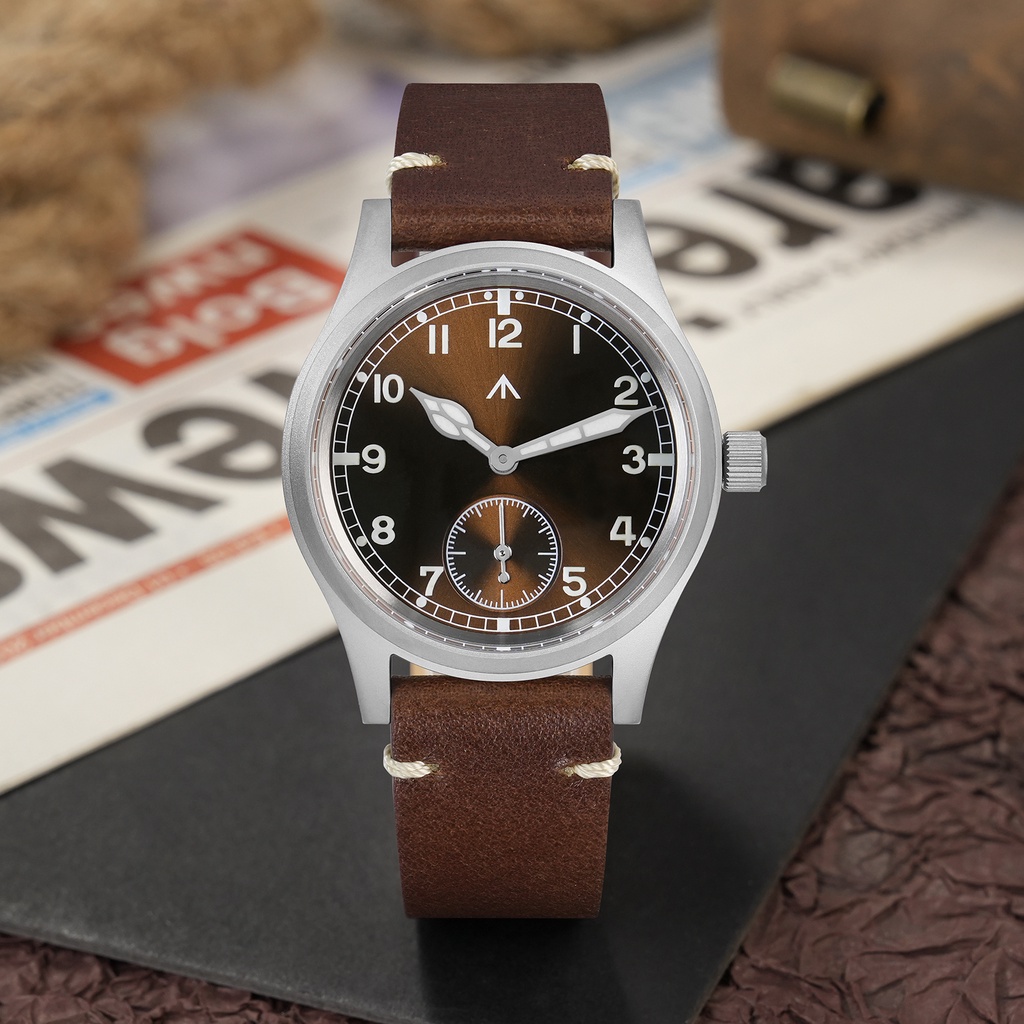 IMPORT MILITADO D12 V2 WATCH VD78 QUARTZ MOVEMENT DOMED SAPPHIRE CRYSTAL LUMINOUS WRISTWATCH 100M