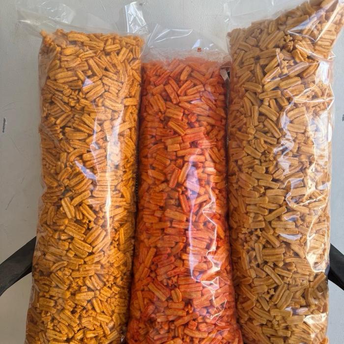 

KERUPUK KECIPIR RINDU 1 BALL 1kg-Nks cemilan Food Snack Camilan Makanan