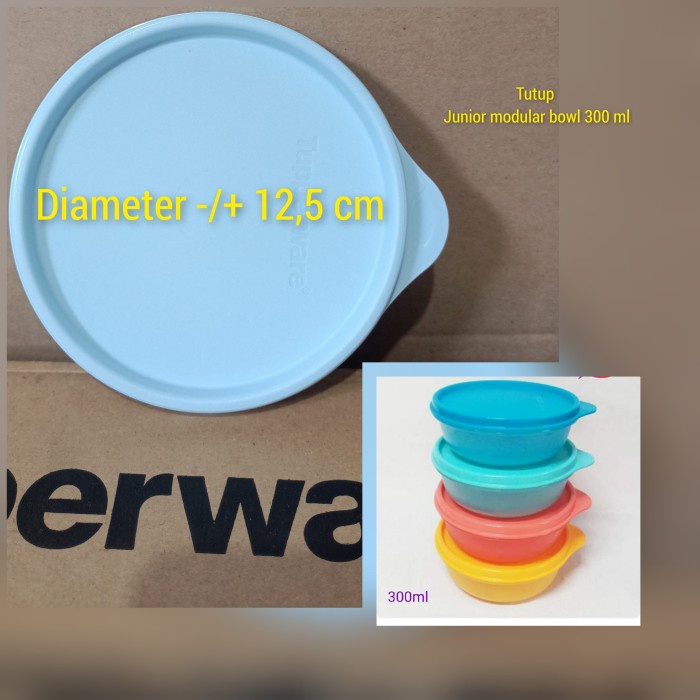silahkan- sparepart//tutup tupperware//tutup Junior modular bowl tupperware