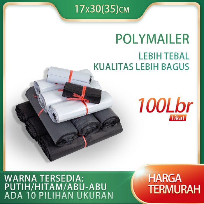 

New polymailer 17x35 Kantong Plastik Polymailer Amplop Packing Online