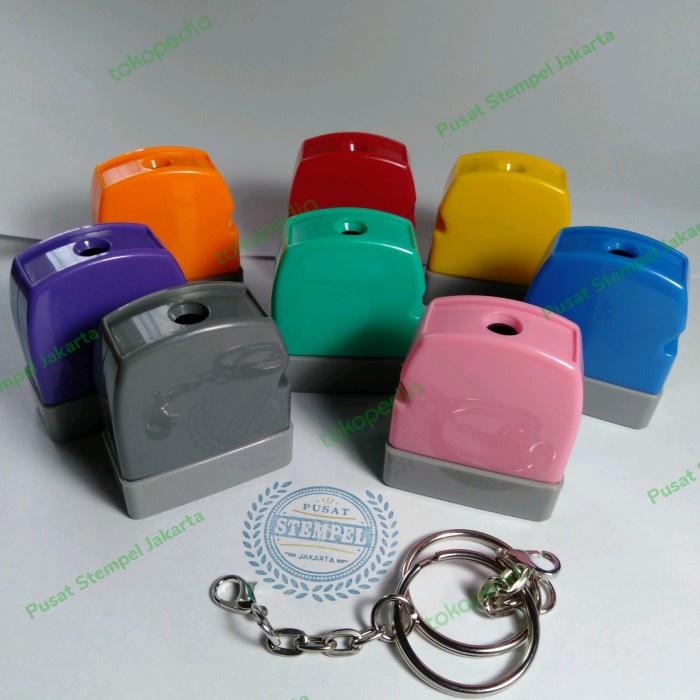 

New Stempel Gantungan Kunci (Warna Warni)