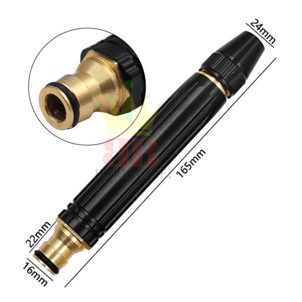 Kepala Semprotan Air Jumbo Kuningan Tanpa Listrik Alat Buat Cuci Mobil Motor Kendaraan Semprotan