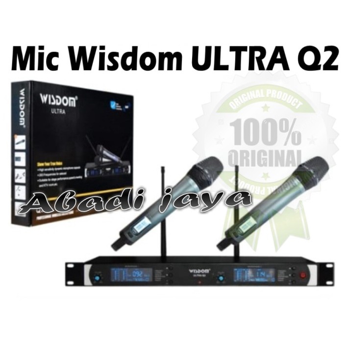 mic wireless WISDOM ULTRA Q2 wisdom ultra q2 original Unit Baru/Segel - Garansi Resmi