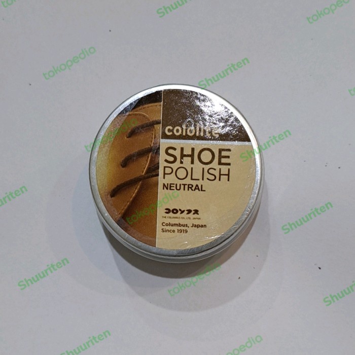 Cololite Shoe Polish Neutral / Semir Sepatu Kaleng Netral