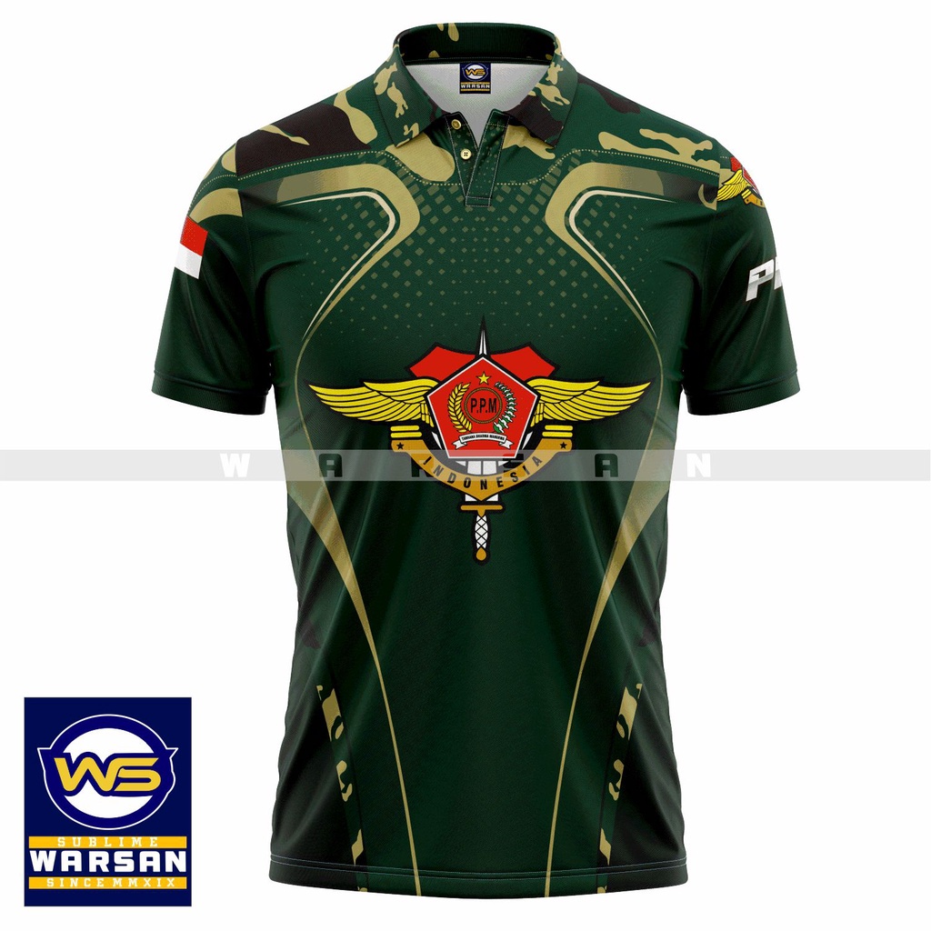 Kaos kerah Pemuda Panca Marga/kaos PPM / WANGKI Pemuda Panca Marga / T-Shirt Polo PPM bahan Dryfit