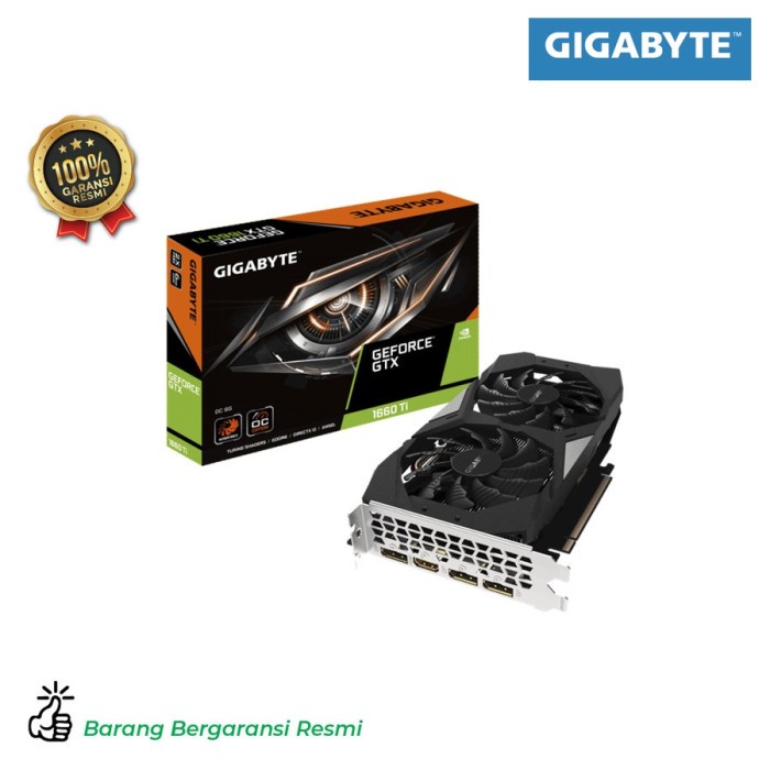 Ready Gigabyte GeForce GTX 1660Ti / 1060Ti OC 6GB DDR6 VGA GV-N166TOC-6GD