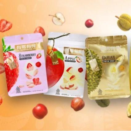 

CEMILAN BUAH KERING MANGGO/STOBERI/DURIAN/FRUIT BEST SELLER 22GR/32GR