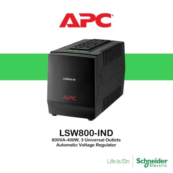 Ready APC LSW800 800VA 400W LSW800-IND LSW800IND Stabiliser Stabilizer AVR