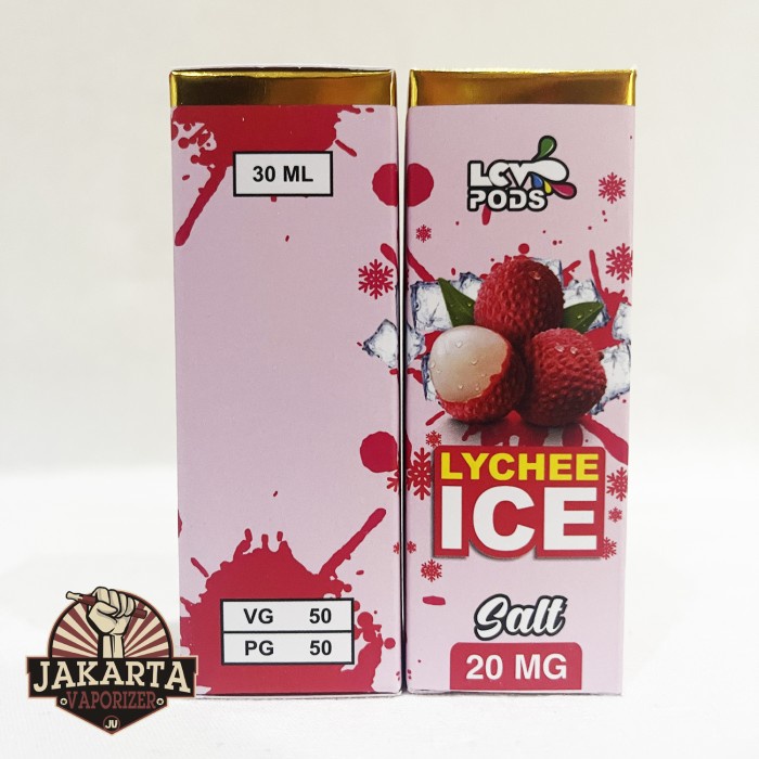 ID [SALT] LCV LYCHEE ICE SALTNIC 30ML 20MG LIQUID VAPOR LCV PODS SALT
