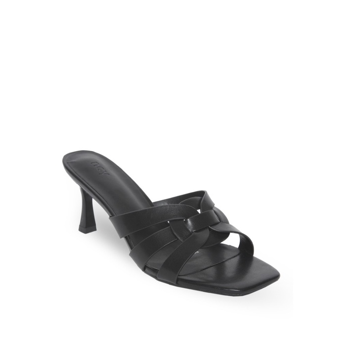 NCY Shoes Sandal Wanita REBECCA Heels 7cm Warna Hitam