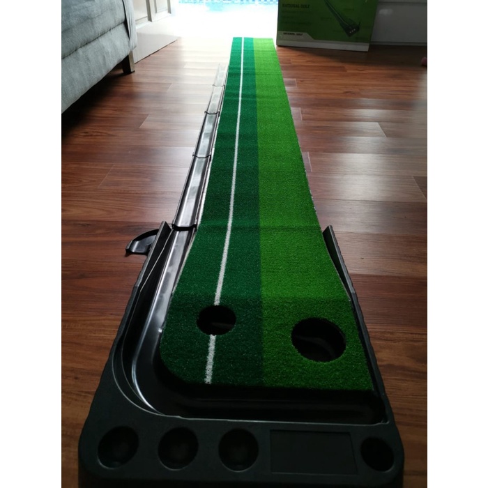 TERLARIS Putting Golf, Golf Mat, Karpet Golf, Practice Mat Portable, RETURN
