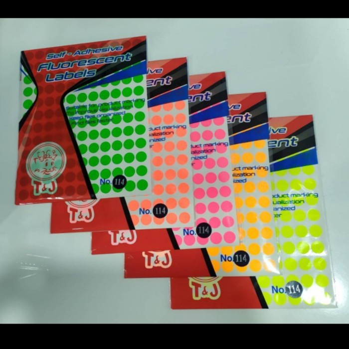 

New LABEL TOM JERRY 114 BULAT WARNA PER SET