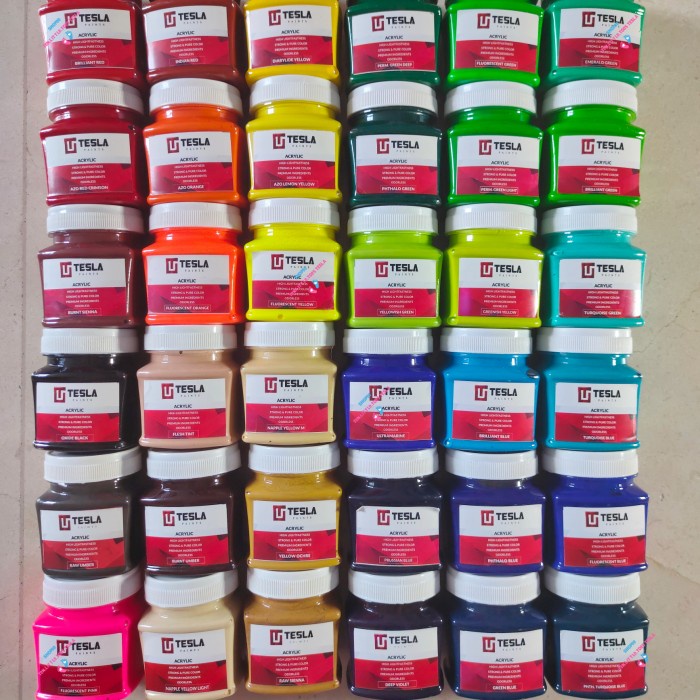 

New Tesla paints 125ml cat akrilik - acrylic paints