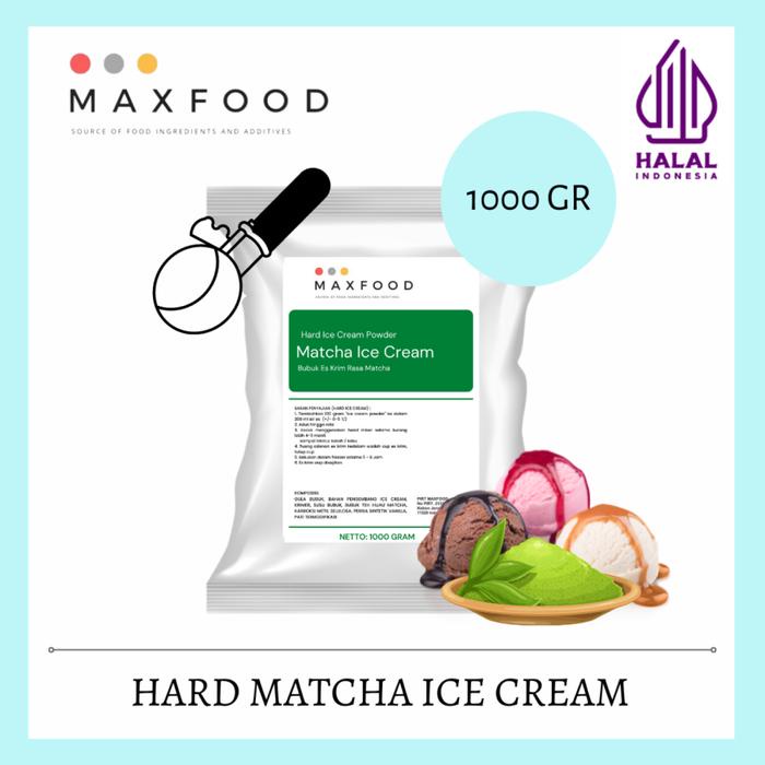 

Hard Matcha Ice Cream / Bubuk Es Krim Rasa Green Tea 1 KG