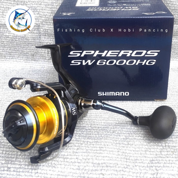 Ready Reel Shimano Spinning Spheros SW 5000XG 6000HG 8000HG 10000PG, Power Handle, Salt Water